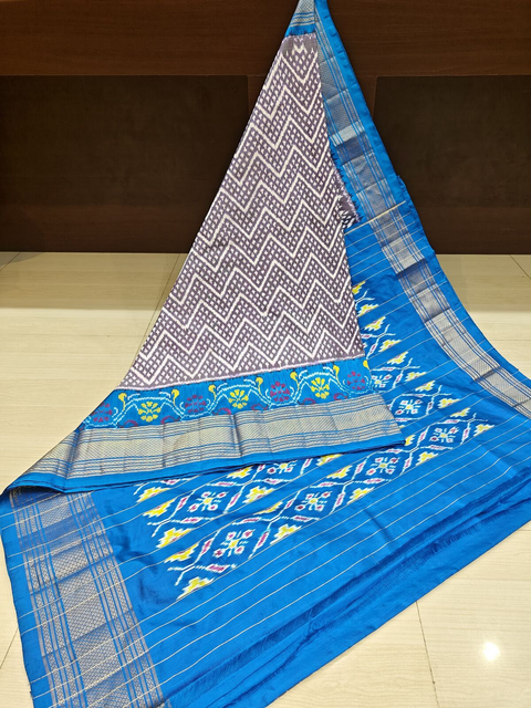 PANHIDSS4D09BNDC07- Ikat silk saree