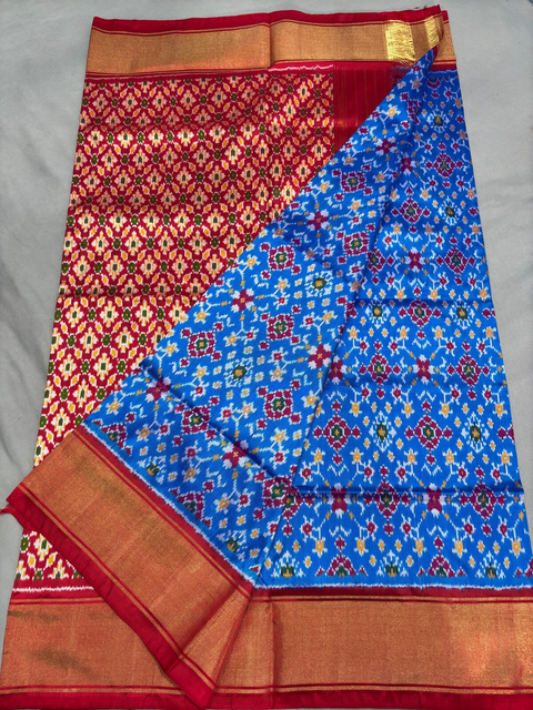 PLHSIDSS4D08TDCD10- Ikat silk saree