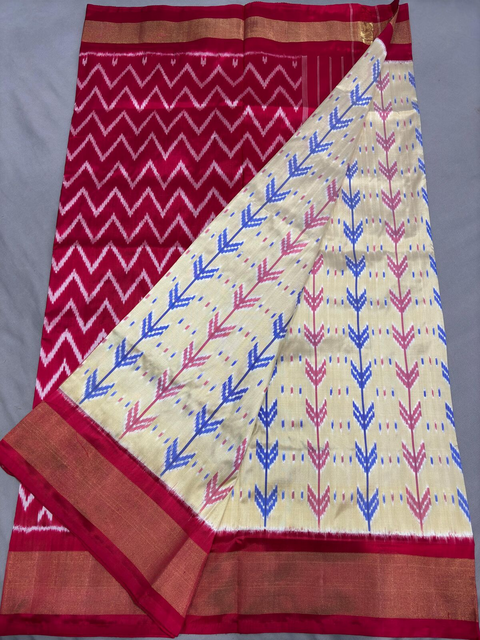 PLHSIDSS4D08TDCD12- Ikat silk saree