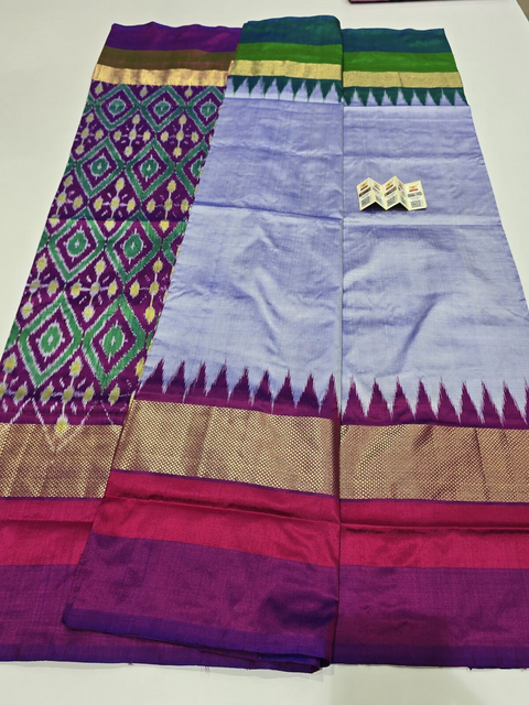 PANHIDSS4D11BDCD06- Ikat silk saree