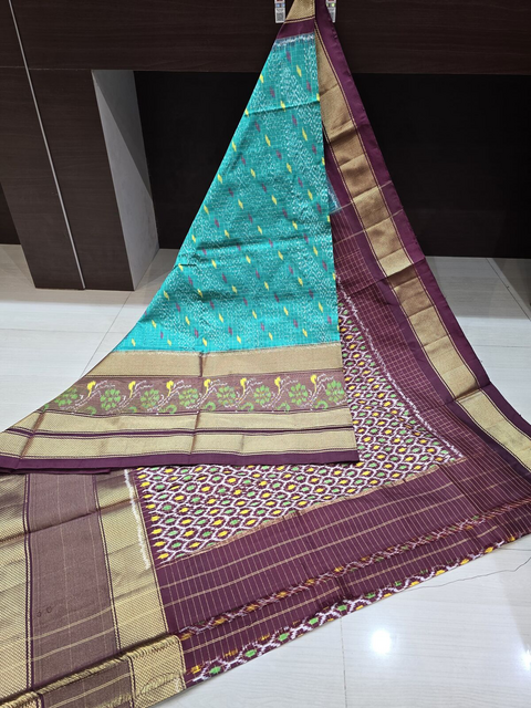 PANHIDSS4D11NTDD01- Ikat silk saree