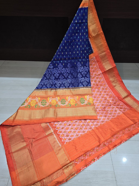 PANHIDSS4D11NTDD03- Ikat silk saree