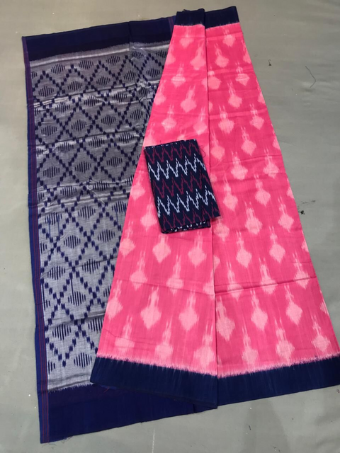 PGMRICTS4D11INDC39- Ikat cotton saree