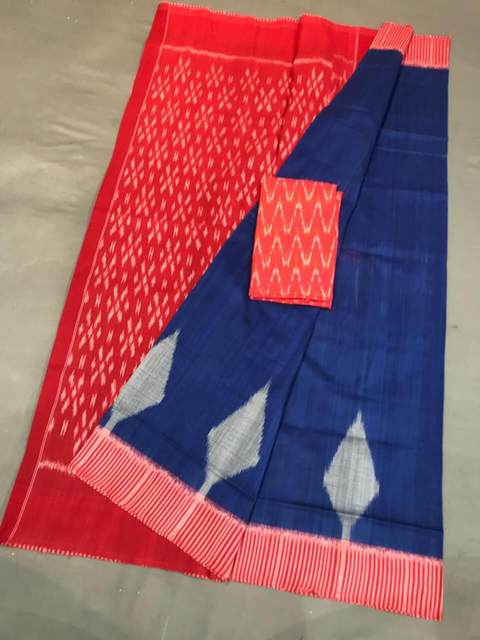 PGMRICTS4D11INDC45- Ikat cotton saree