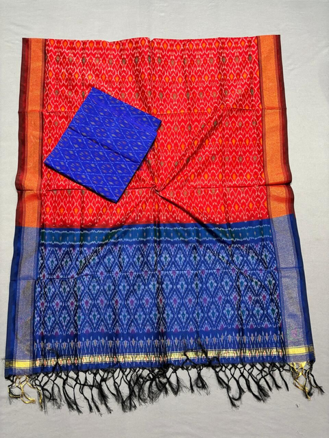 PSSISCDT4D13ESCD08- Ikat sico dupatta with  sico top