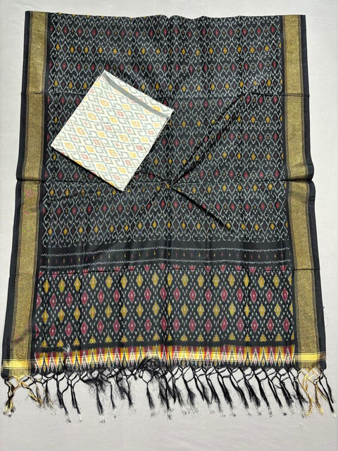 PSSISCDT4D13ESCD09- Ikat sico dupatta with  sico top