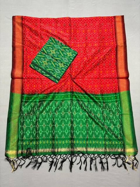 PSSISCDT4D13ESCD10- Ikat sico dupatta with  sico top