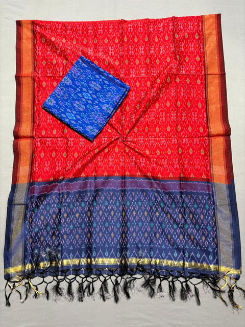 PSSISCDT4D13ESCD11- Ikat sico dupatta with  sico top