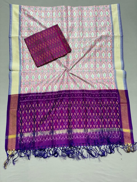 PSSISCDT4D13ESCD19- Ikat sico dupatta with  sico top