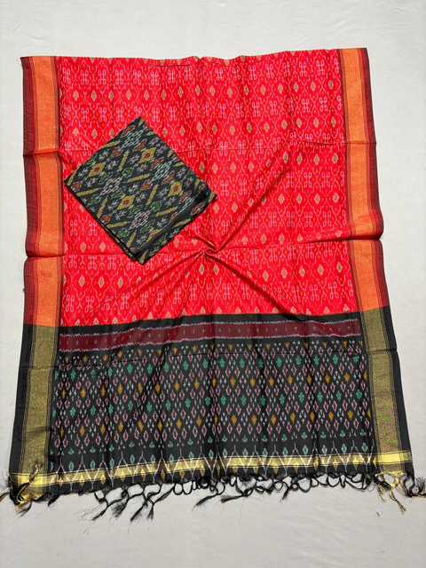 PSSISCDT4D13ESCD23- Ikat sico dupatta with  sico top