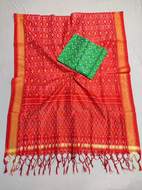 PSSISCDT4D13ESCD34- Ikat sico dupatta with  sico top