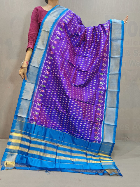 PGMRISDP4D16EDDC06- Ikat silk dupatta