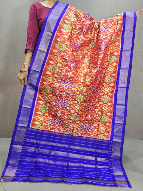 PGMRISDP4D16EDDC08- Ikat silk dupatta