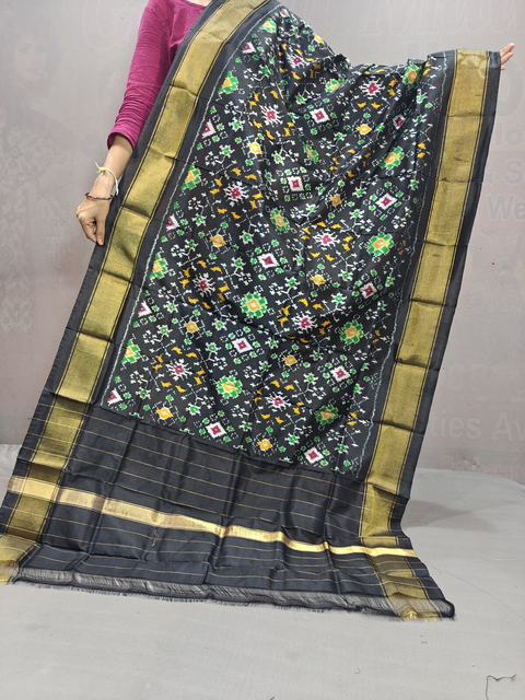 PGMRISDP4D16EDDC16- Ikat silk dupatta