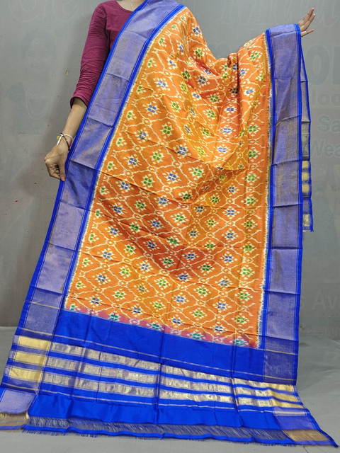 PGMRISDP4D16EDDC24- Ikat silk dupatta