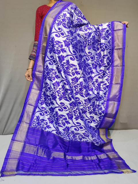 PGMRISDP4D16EDDC27- Ikat silk dupatta