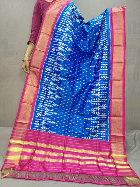 PGMRISDP4D16EDDC31- Ikat silk dupatta