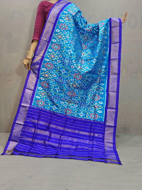 PGMRISDP4D16EDDC41- Ikat silk dupatta