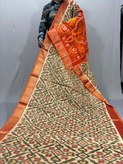 PSSIISCS4D18ECDC12- Ikat Sico saree