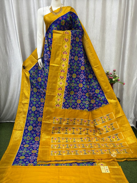 PASKIDSS4D27NDDC07- Ikat silk saree