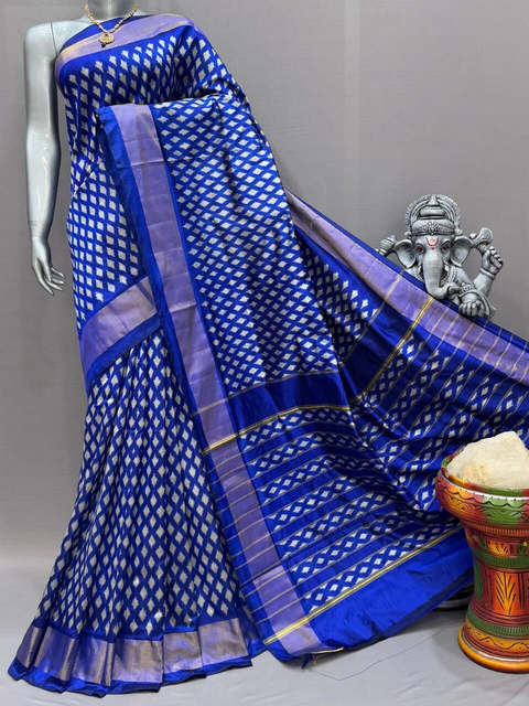 PSNTIDSS4D31TSDC21- Ikat silk saree