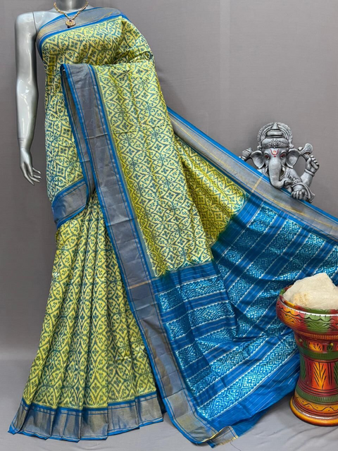 PSNTIDSS5J02NCDD59- Ikat silk saree