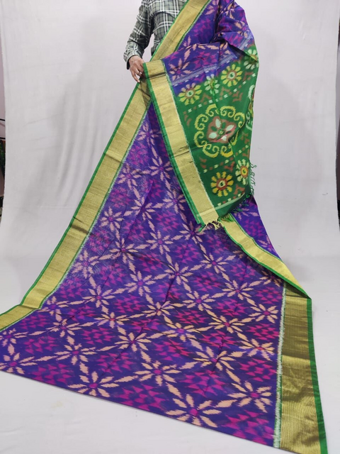 PSSIISCS4D31EDCC12- Ikat Sico saree