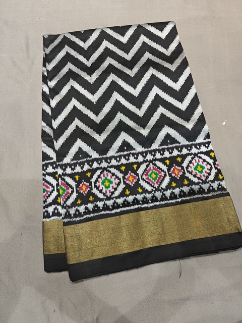 PGMRIDSS5J07BIDD11- Ikat silk saree