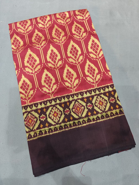 PGMRIDSS5J07BIDD15- Ikat silk saree