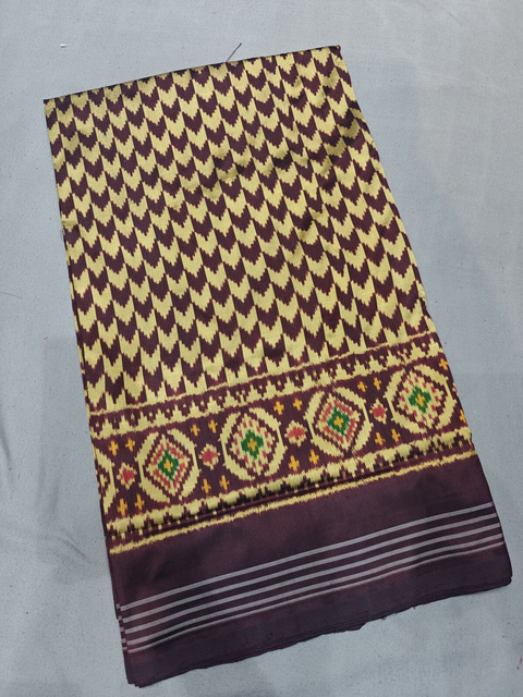 PGMRIDSS5J07BIDD16- Ikat silk saree