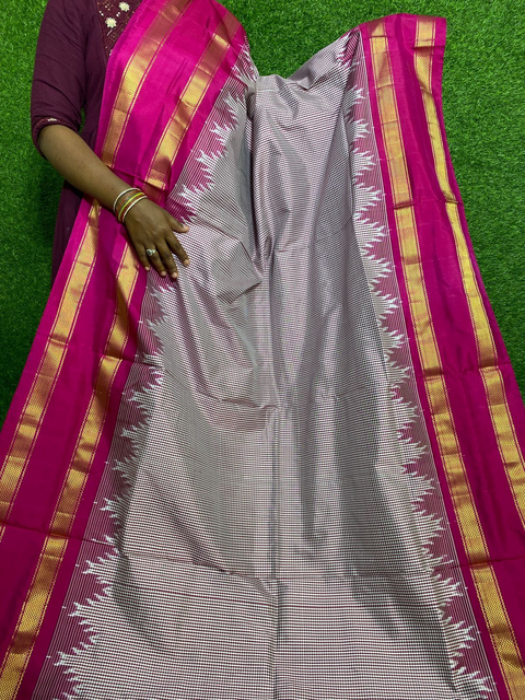 PPHSIDSS5J12TSCC13- Ikat silk saree