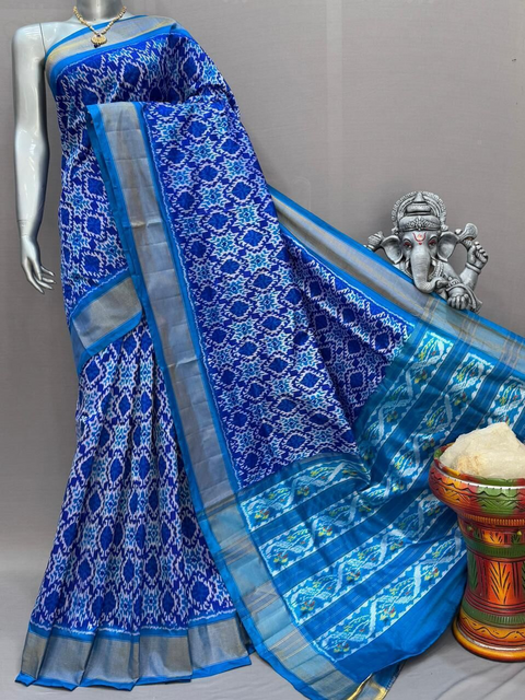 PSNTIDSS5J11NCCD31- Ikat silk saree