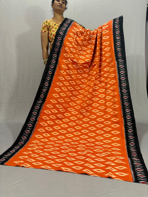 PSSIICTS5J24INDC12- Ikat cotton saree