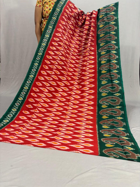 PSSIICTS5J24INDC16- Ikat cotton saree