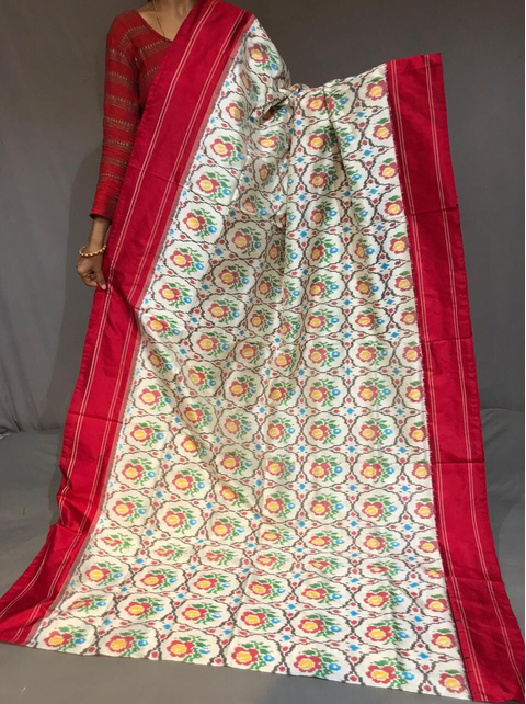 PGMRIDSS4G06NDDC34- Ikat silk saree