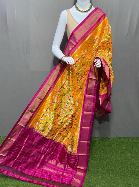 PSRGISDP4V12ZNDC66- Ikat silk dupatta