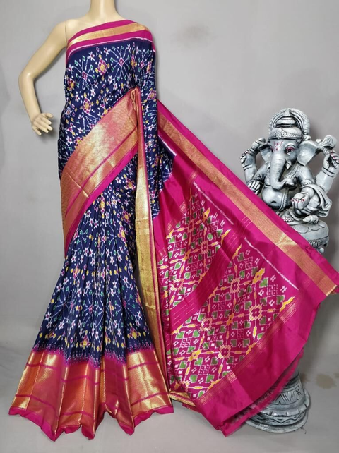 PSTHIDSS4V21NCCD26- Ikat silk saree