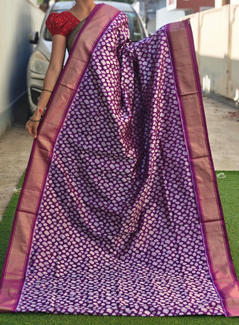 PGMRIDSS5J25NICC25- Ikat silk saree