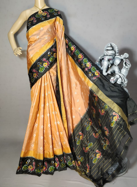 PRIHIDSS4S25TSDC14- Ikat silk saree