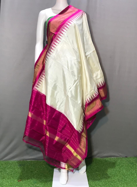 PSSIISDP4S25ECCD61- Ikat silk dupatta