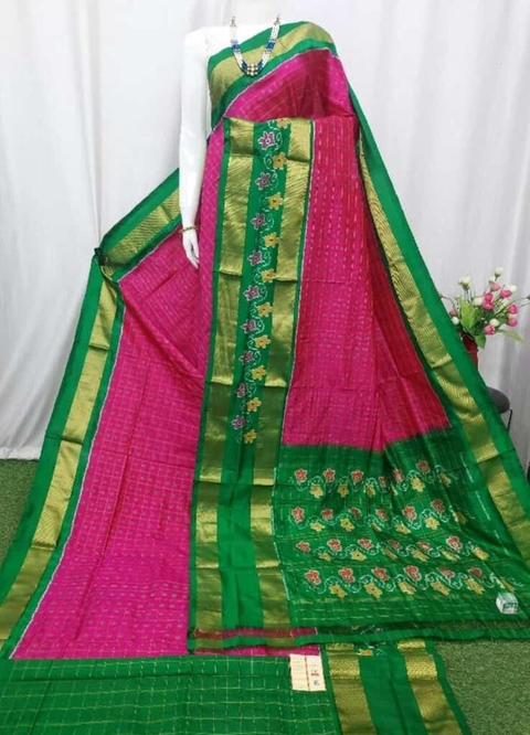 PASKIDSS4G13NSDD06- Ikat silk saree