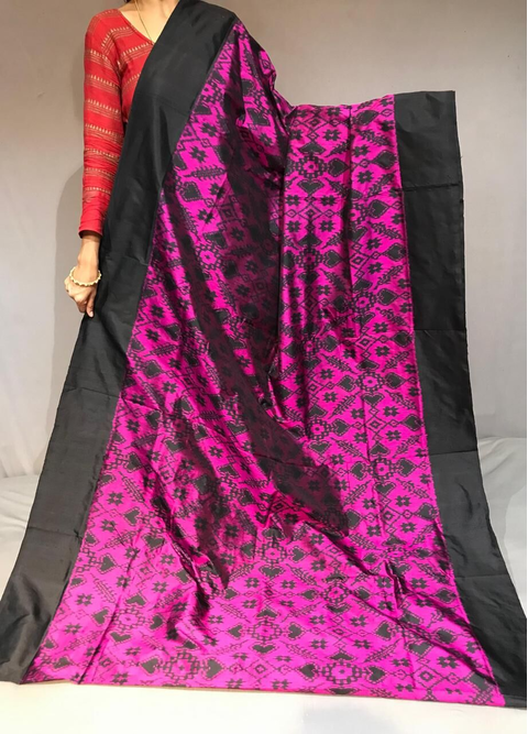 PGMRIDSS4G14NCDC26- Ikat silk saree