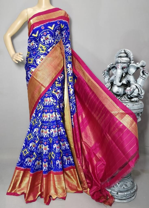 PSTHIDSS4V21NCCD30- Ikat silk saree