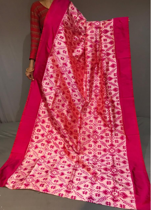 PGMRIDSS4G06NDDC33- Ikat silk saree