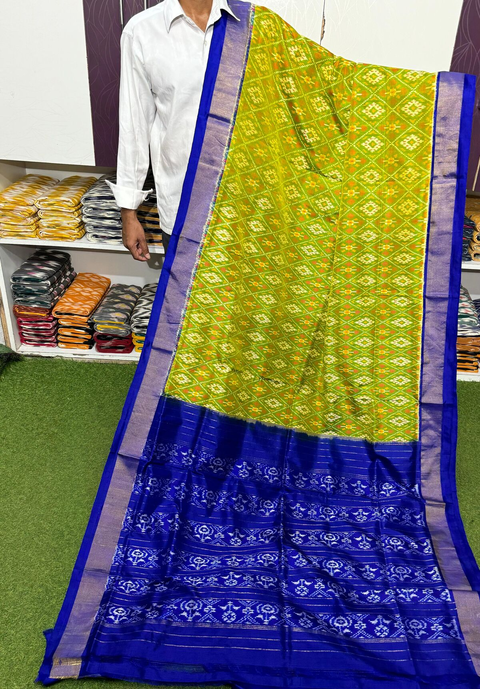 PSRGIDSS4S23BDDC04- Ikat silk saree