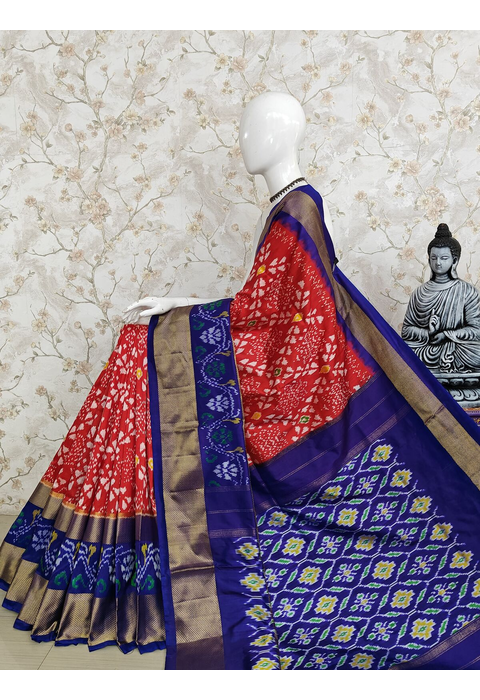 PANHIDSS4N14BNDC14- Ikat silk saree