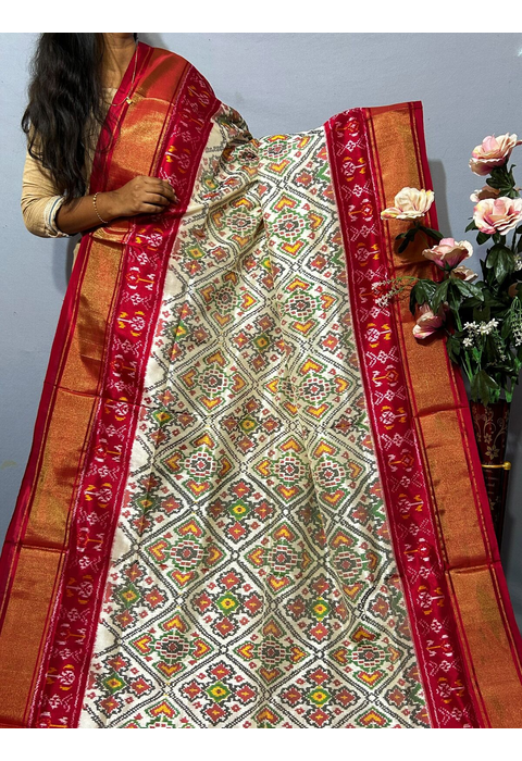 PKISIDSS4N15NSCD01- Ikat silk saree