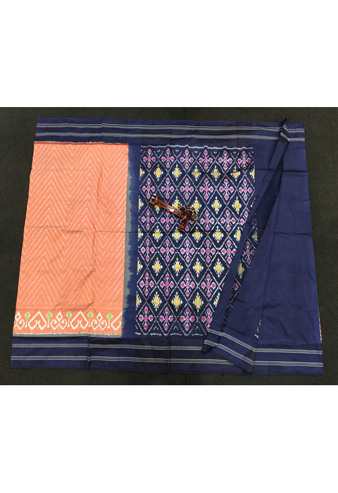 PSHLIDSS4N20NECD14- Ikat silk saree