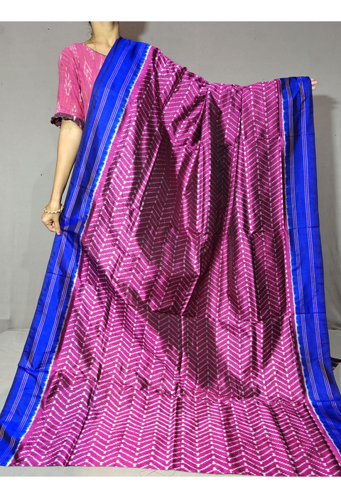PGMRIDSS4N30TEDD21- Ikat silk saree