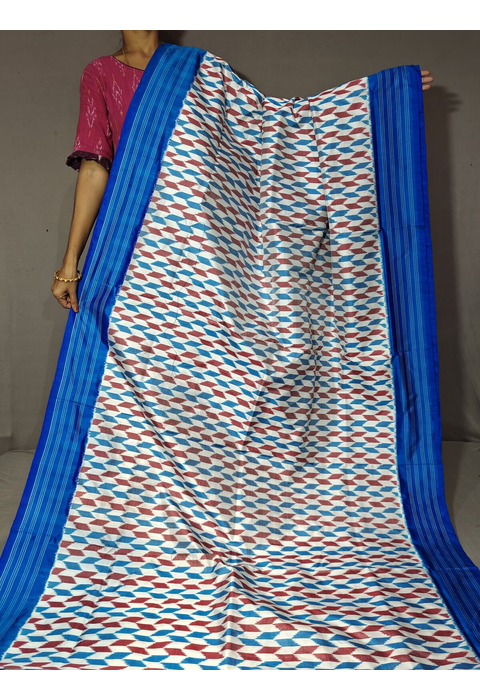 PGMRIDSS4L01TCDC17- Ikat silk saree